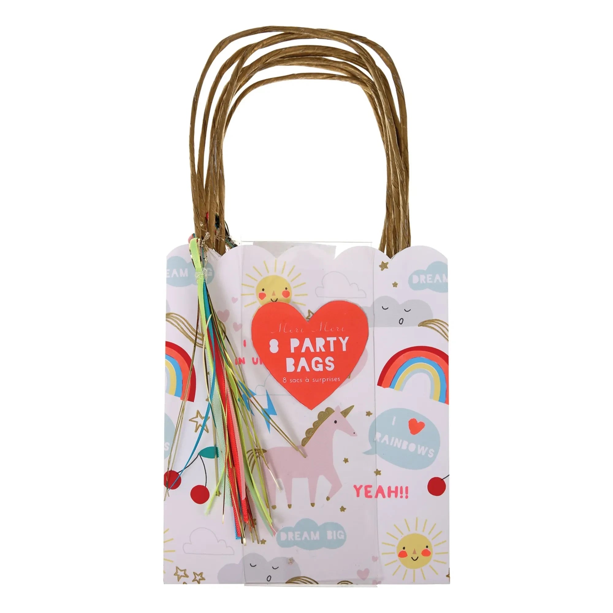 Meri Meri - I Believe in Unicorn Gift Bags - 8 Pack