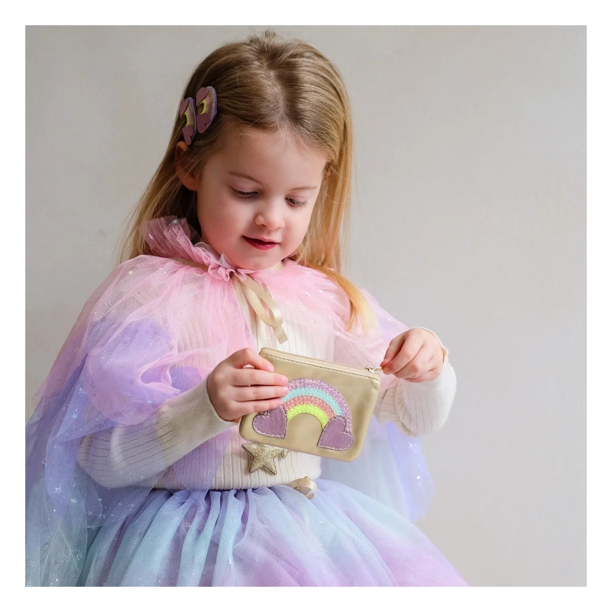 Mimi & Lula - Rainbow Wallet | Gold