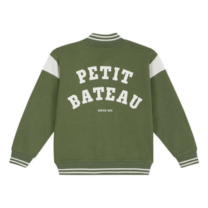 Petit Bateau - Teddy Fleece Wide Fit Jacket | Olive