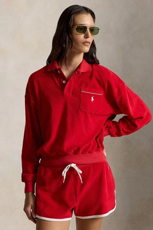 Polo Ralph Lauren kadın pamuklu sweatshirt LT WT COTTON TERRY-KNT-POLO