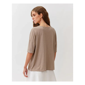 Diega - Tovo organic cotton T-shirt | Camel