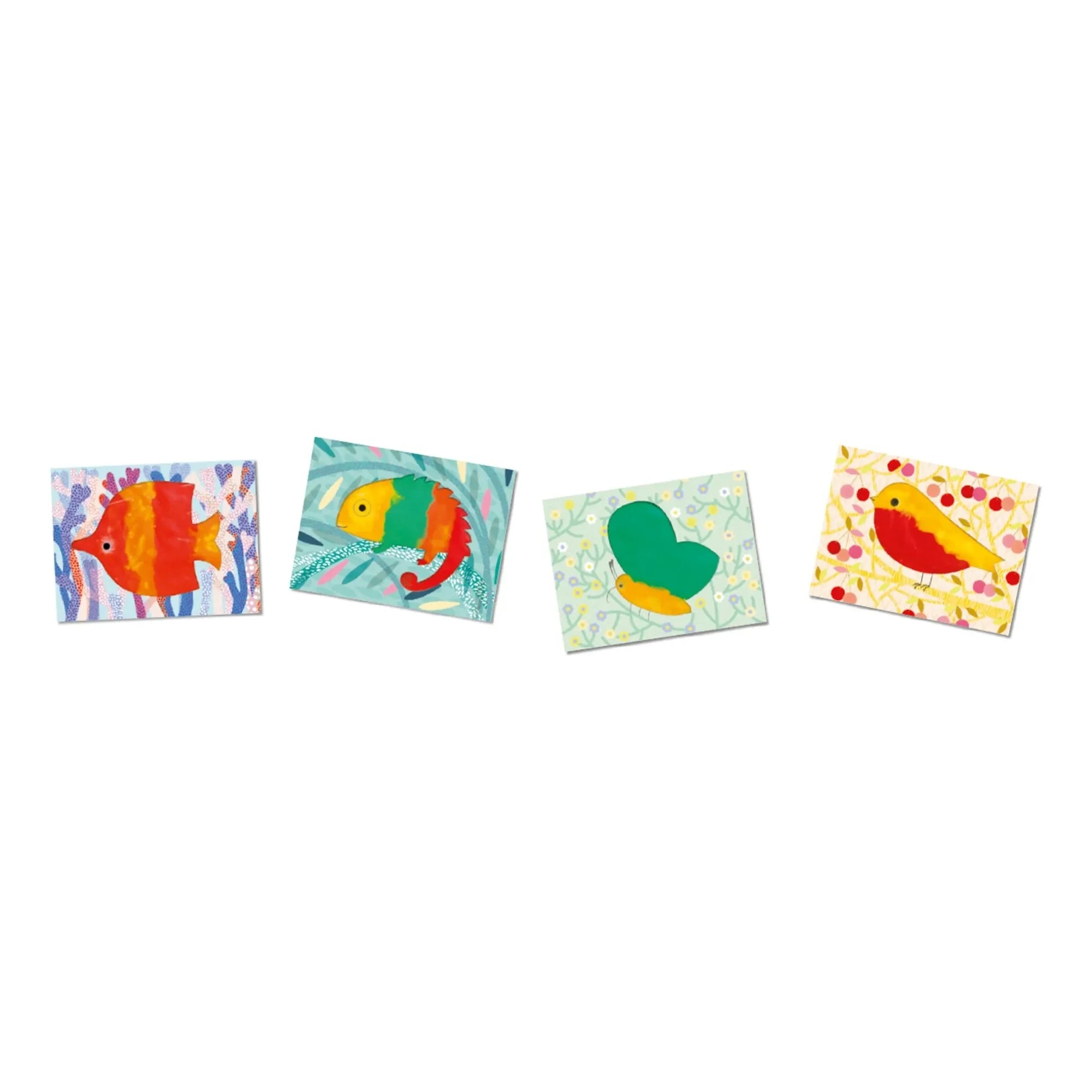 Djeco - Finger Painting Set