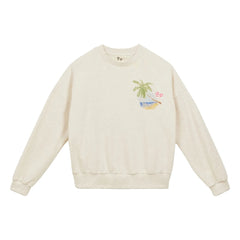 a.p - Organic Cotton Palm Sweatshirt | Sand