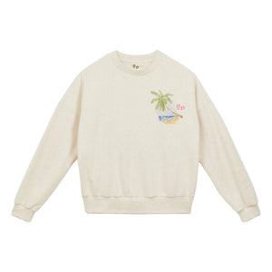 a.p - Organic Cotton Palm Sweatshirt | Sand
