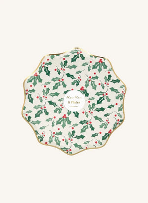 Meri Meri - Holly Small Plates - Set of 8