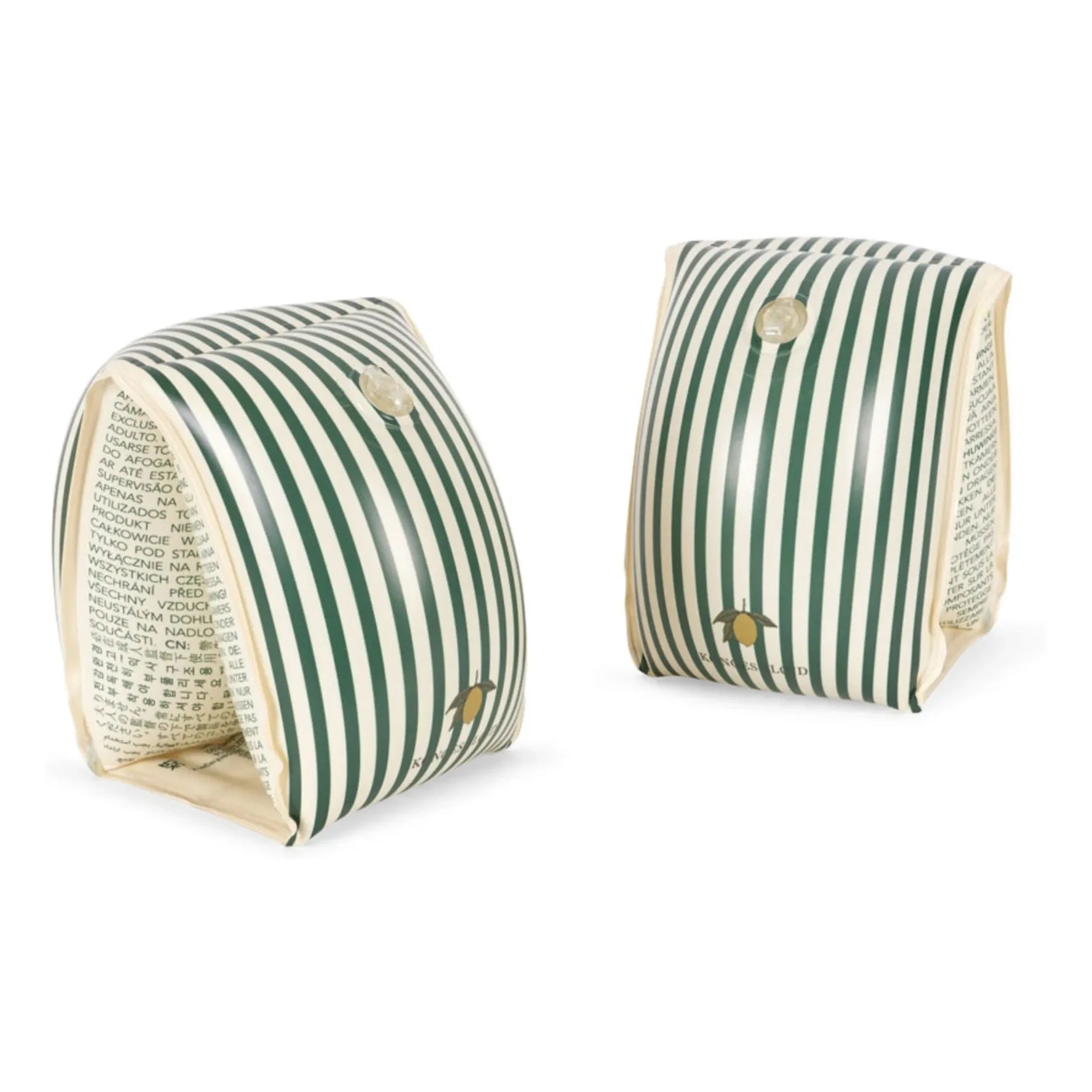 Konges Sløjd - Yeşil Çizgili Şişme Kol Bantları | Yeşil
