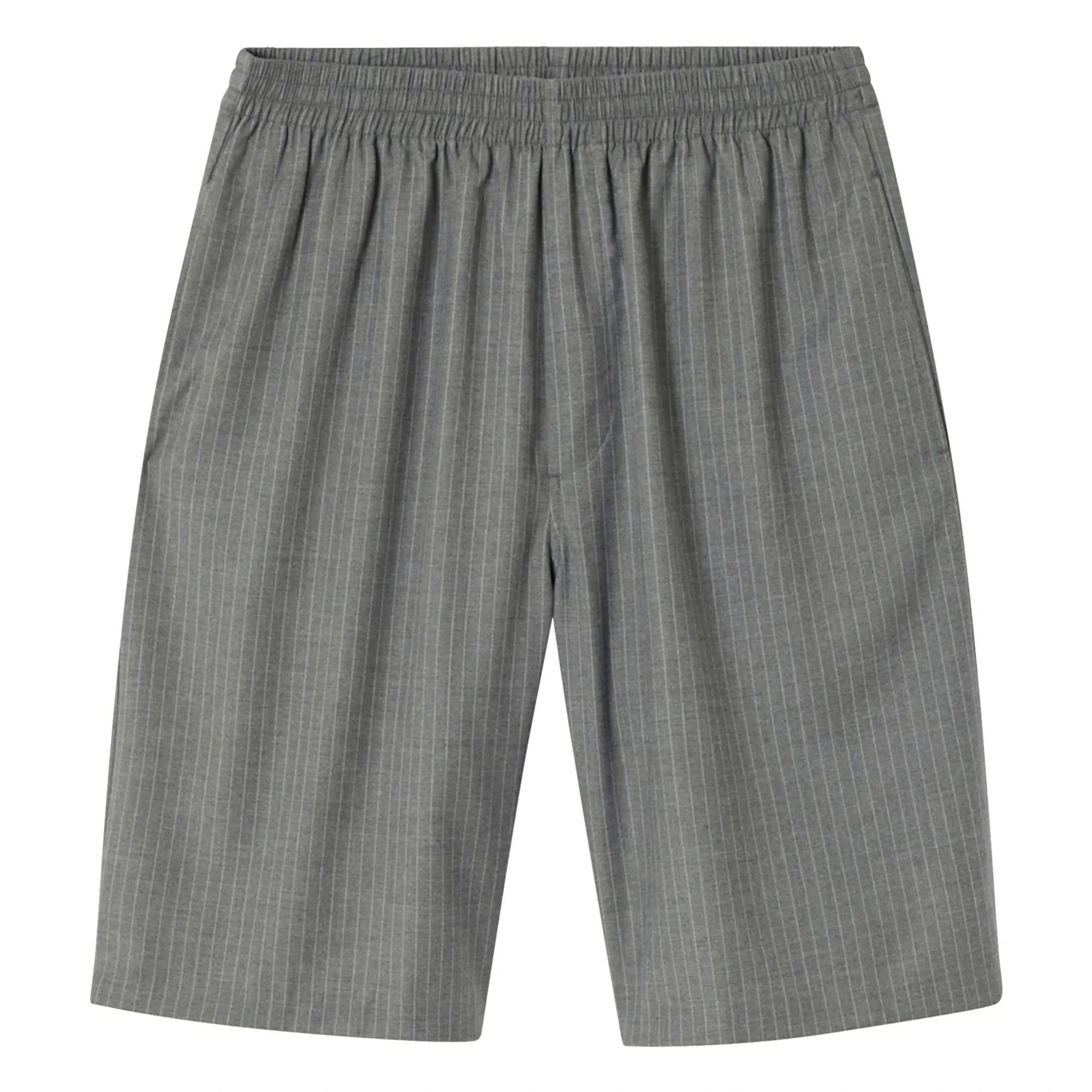 American Vintage - Striped Shorts | Heather Gray