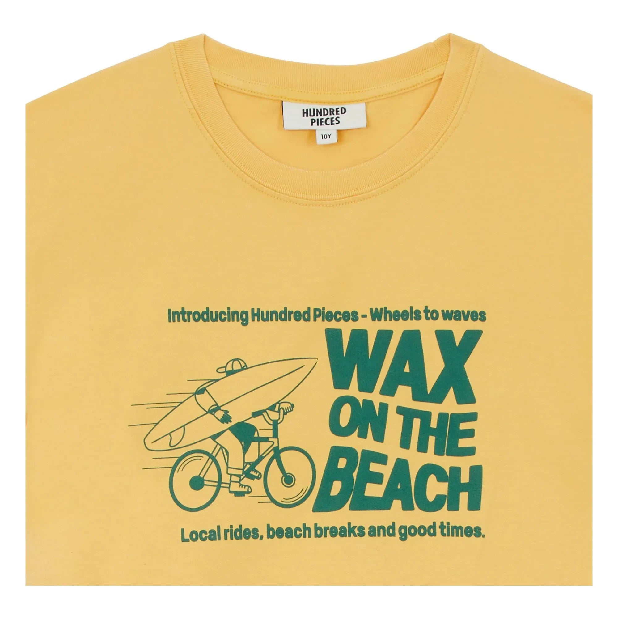 Hundred Pieces - Finn Organic Cotton T-Shirt | Mustard
