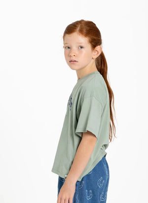 Hundred Pieces - Luna Blueberry T-Shirt | Green