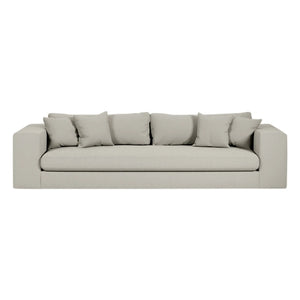 Panac Edition - Bellechasse 3-Seater Sofa, Cotton and Linen - 245 cm | Perle