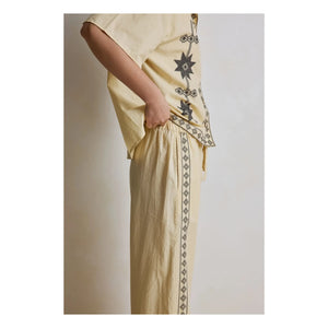 Hod - Poppy Cotton Pants | Champagne