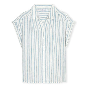 Rails - Tuscany Striped Blouse | Light blue