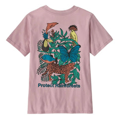 Patagonia - Graphic Rainforest T-Shirt | Organic Cotton | Mauve