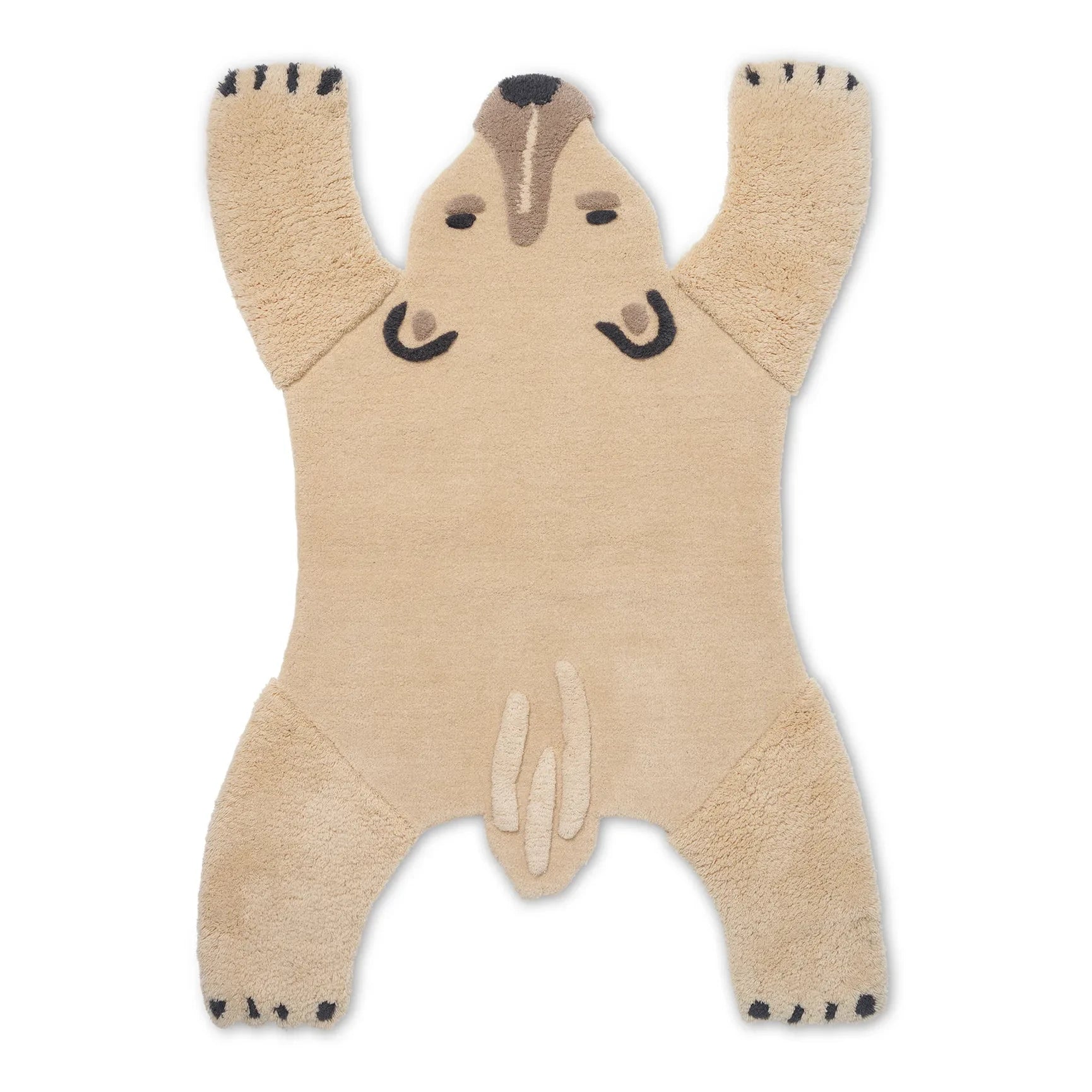 Ferm Living Kids - Embossed Polar Bear Rug | Off White