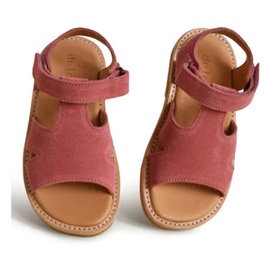 du Loua - Du Alfie Suede Sandals | Rosewood