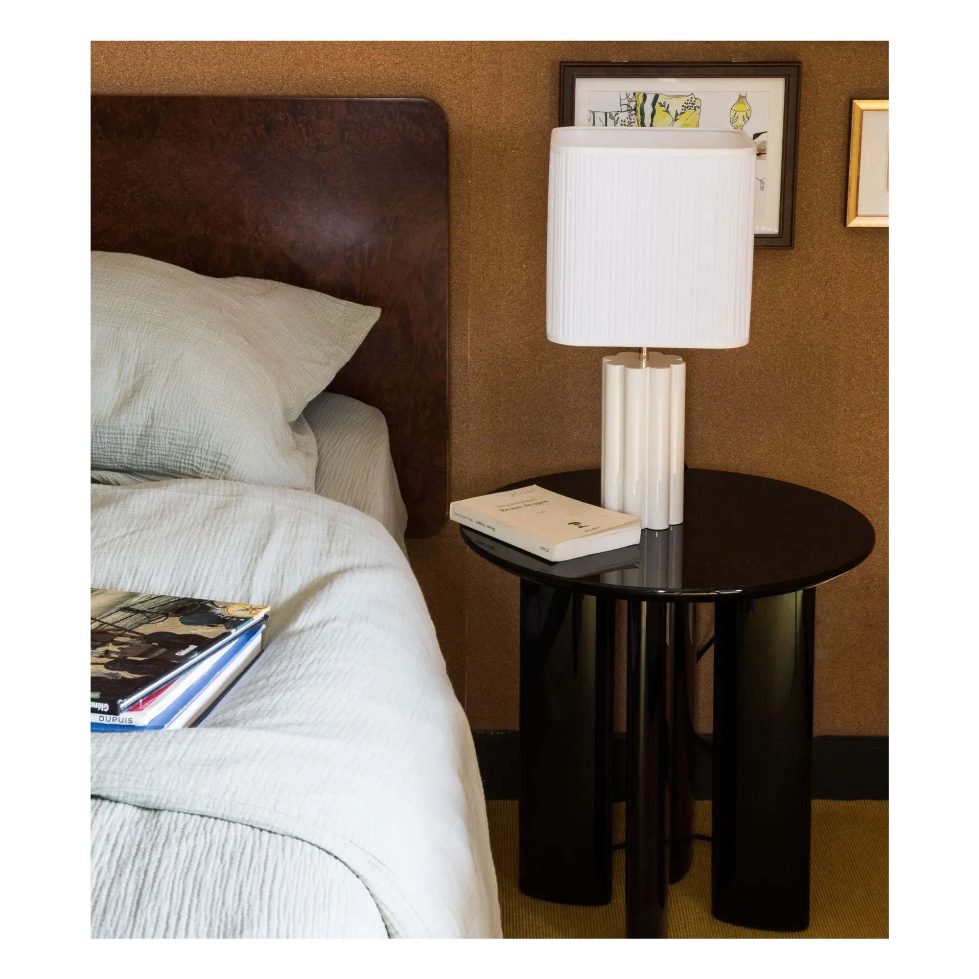 The Socialite Family - Lake Painted Beech Wood Carlotta Side Table | Black