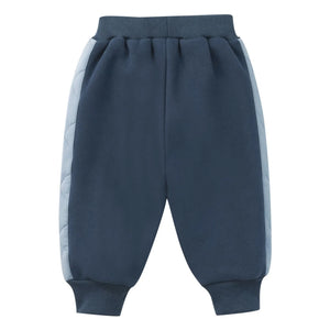 Donsje - Noorien Bi-Material Jogger | Koyu Mavi