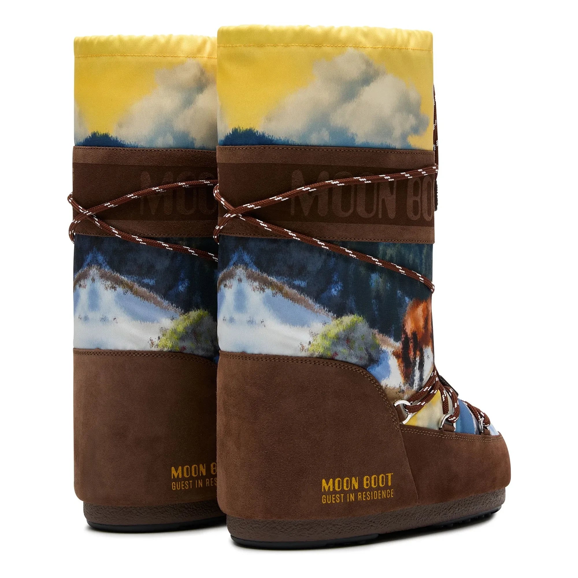 Moon Boot - MB x Guest in Residence Icon Postcard Boots | Chocolate