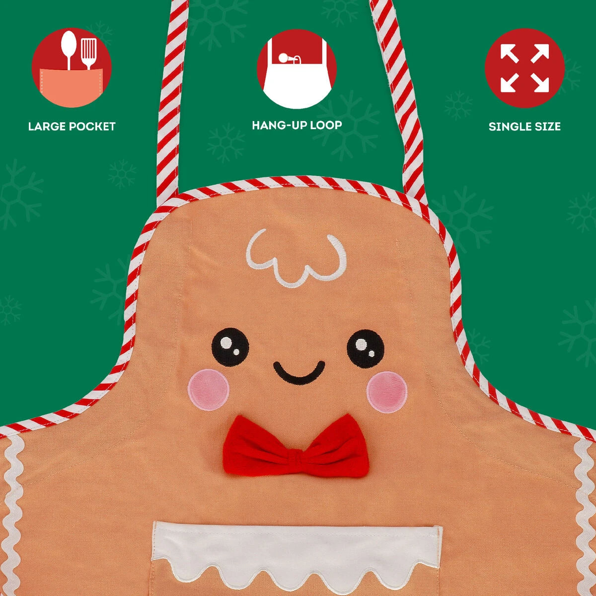 Legami - Gingerbread Christmas Kitchen Apron - Super Chef