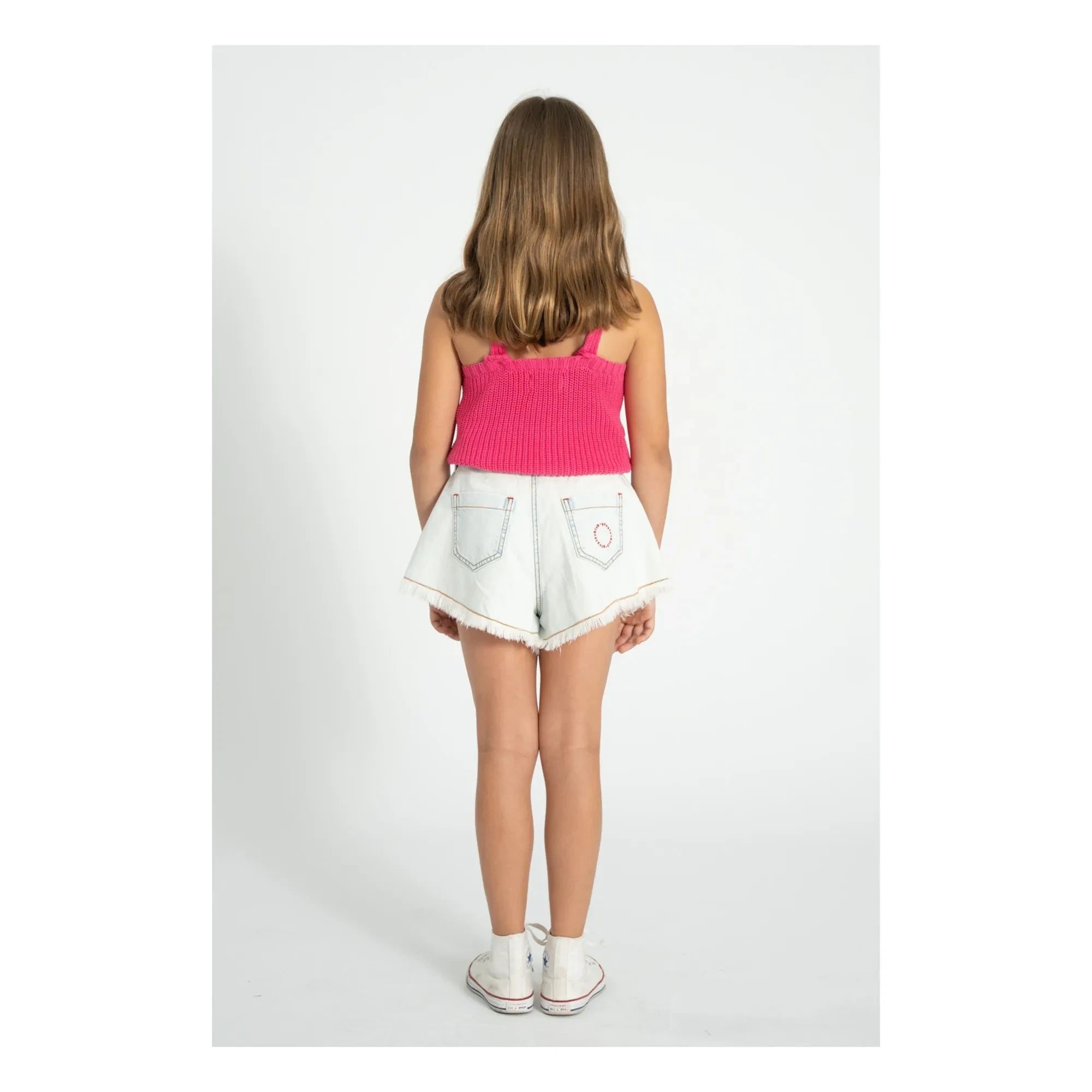 Piupiuchick - Distressed Denim Shorts | Washed Blue
