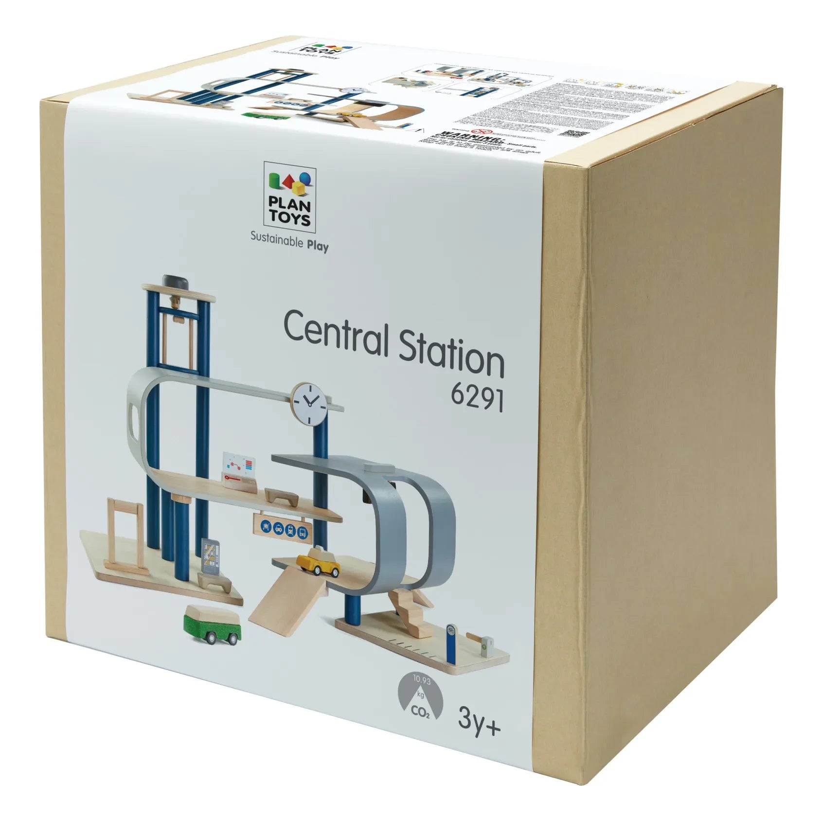 Plan Toys - Wooden Train Station Toy