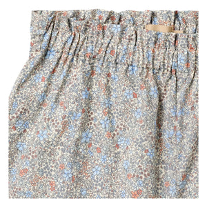 Wheat - Lace Silja Floral Organic Cotton Shorts | Light Blue