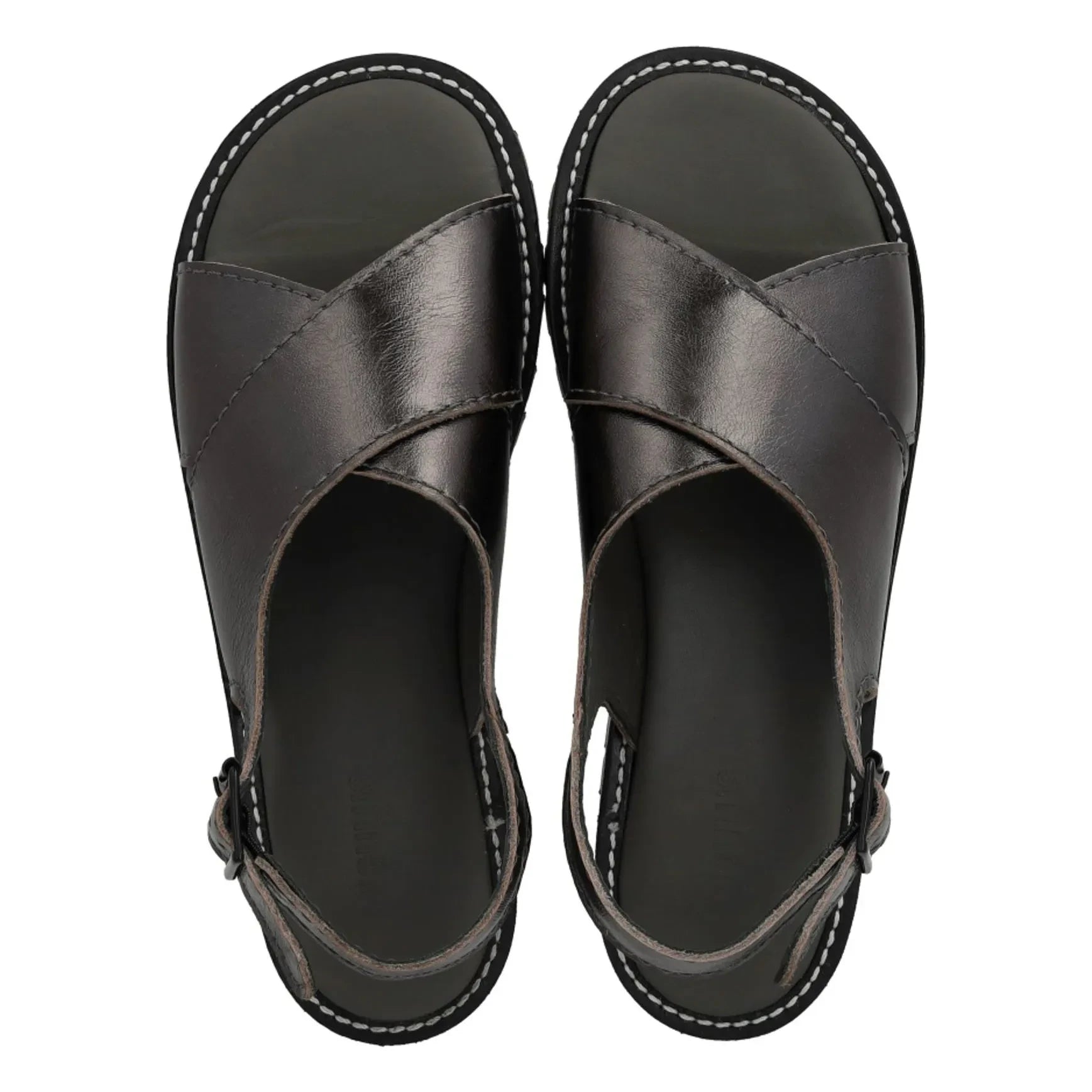 Angulus - Cross-strap sandals | Black