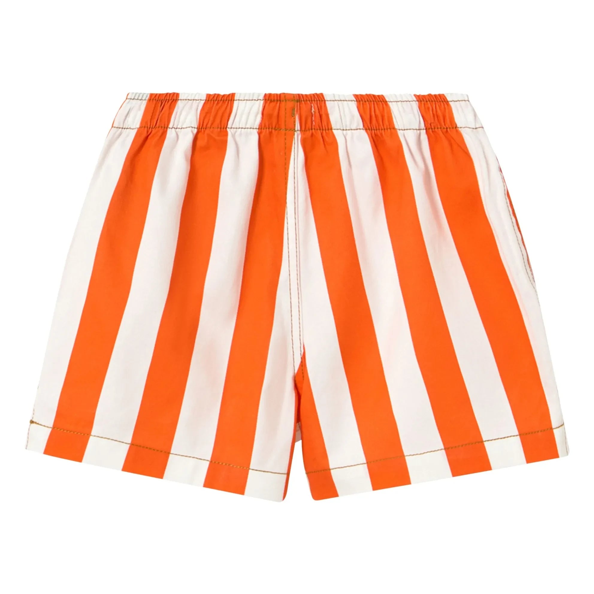 Tinycottons - Striped Dimi Shorts | Red