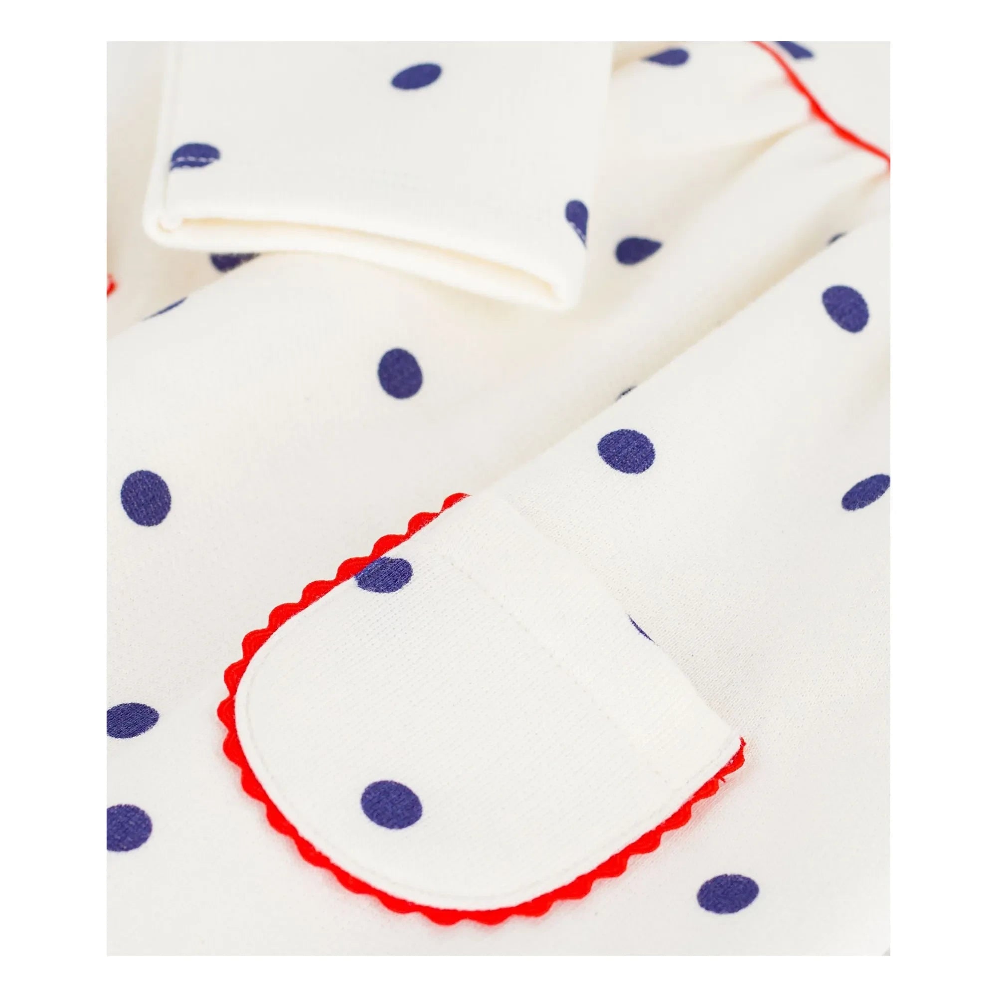 Petit Bateau - Dots Molleton Dress | Ecru