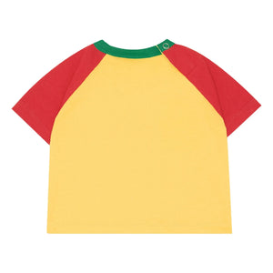 The Campamento - Lion Organic Cotton Baby T-Shirt | Yellow