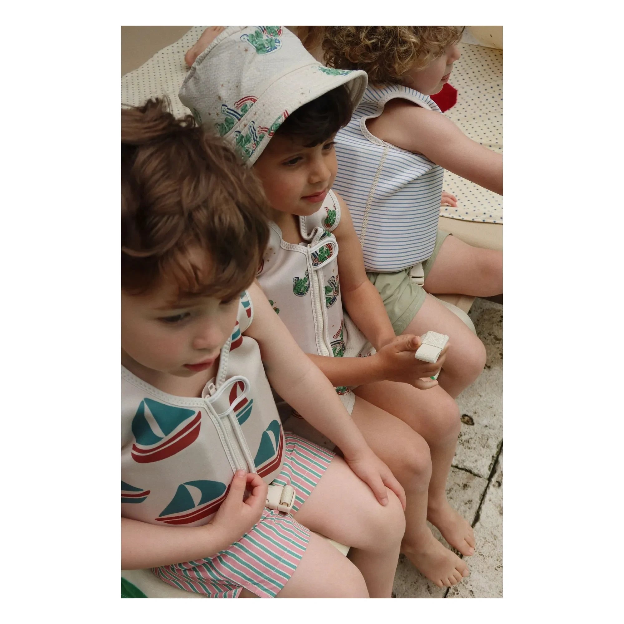 Konges Sløjd - Ahoy Swim Vest | Beige