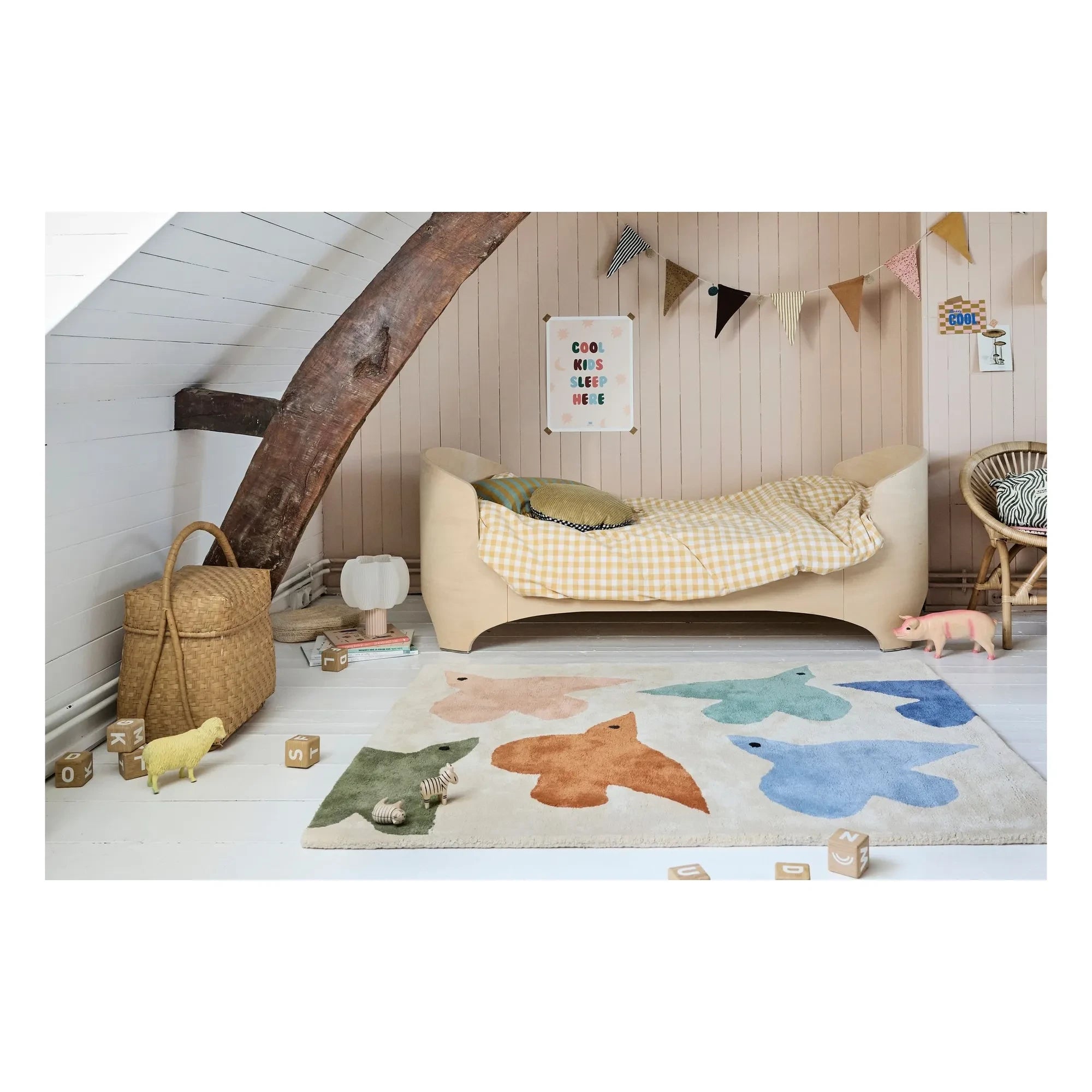 Bleuu-studio - Bird Rug | Blue