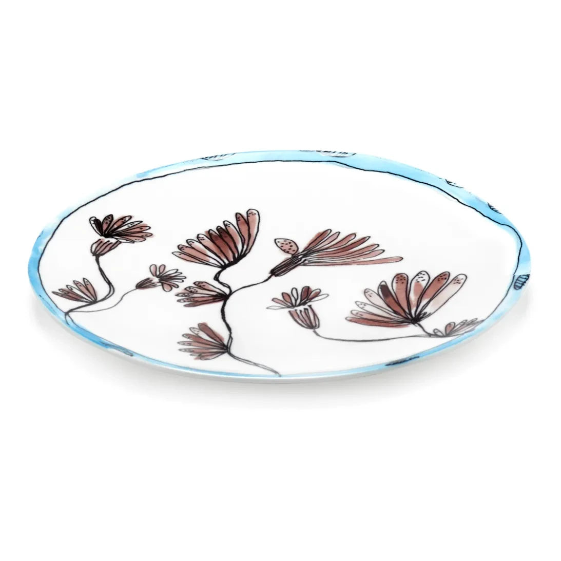 Serax - Camellia Plates, Serax for Marni - 2-Piece Set | Aubergine