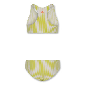 AO76 - Dara Striped Swimsuit | Yellow