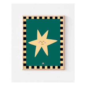Ma petite vie - Pop Star Poster | Dark Green