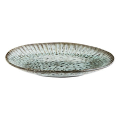 Madam Stoltz - Stone Ceramic Plate | Indigo Blue