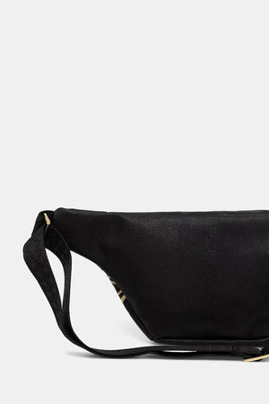 Sprayground - Black Faux Leather Belt Bag 910B8979NSZ