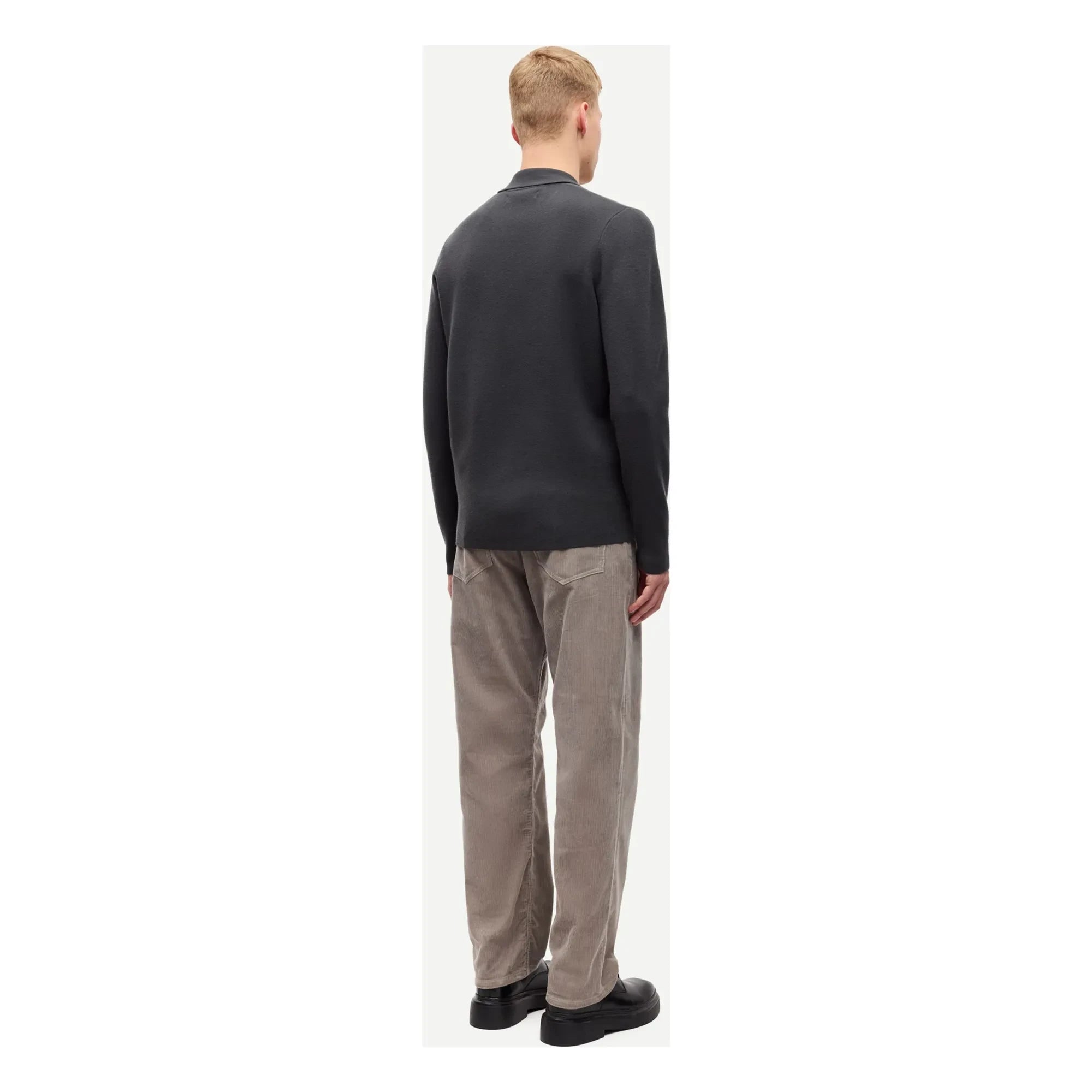 Samsoe Samsoe - Guna X Zip-up Cardigan | Shiny Black