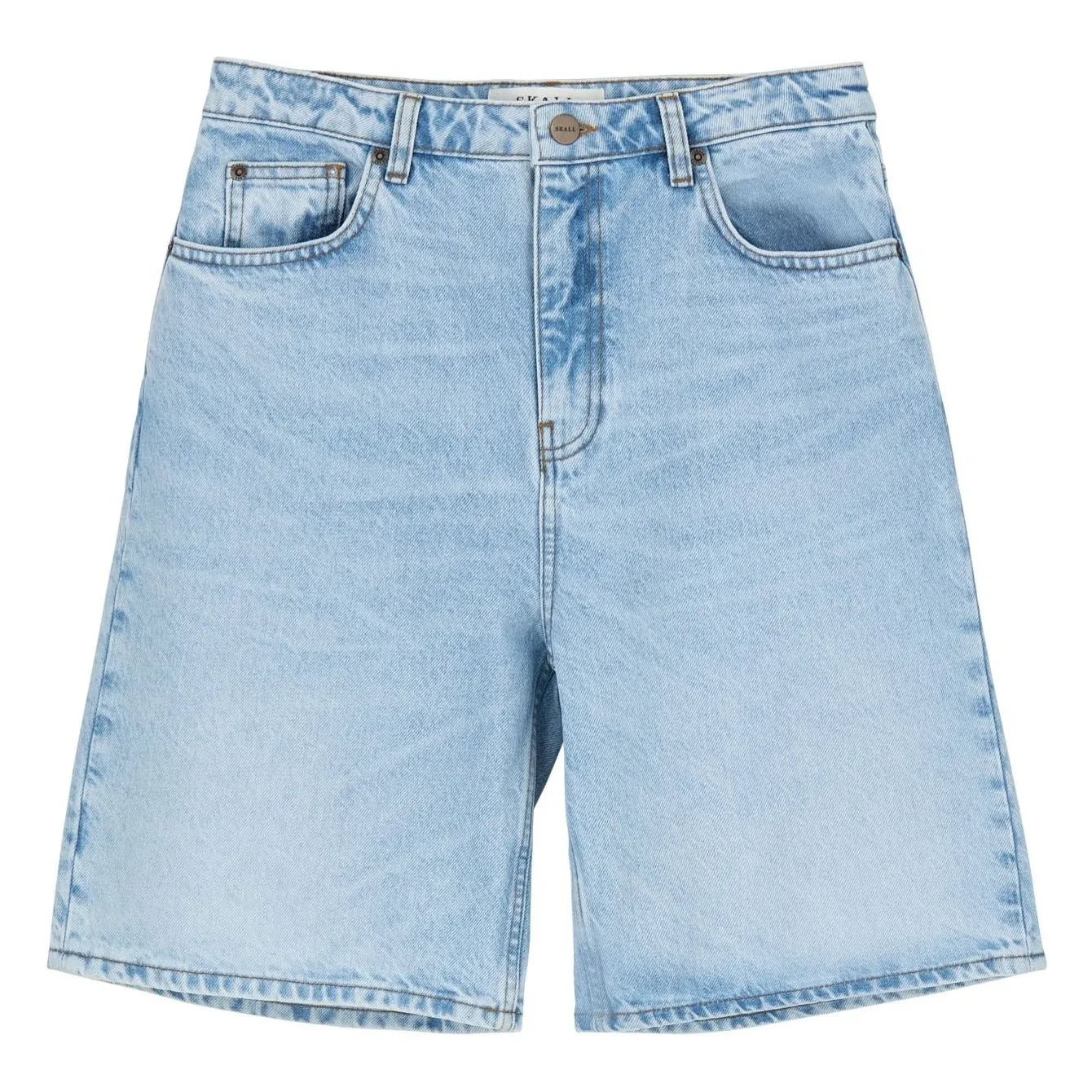 Skall Studio - Wilson Denim Organic Cotton Bermuda Shorts | Light Blue