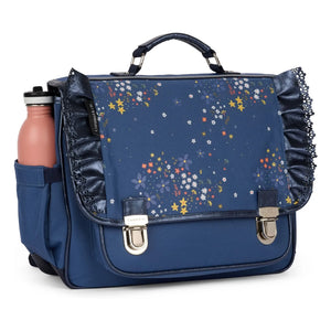 Caramel & Cie - Stella Ruffled Handbag | Navy Blue