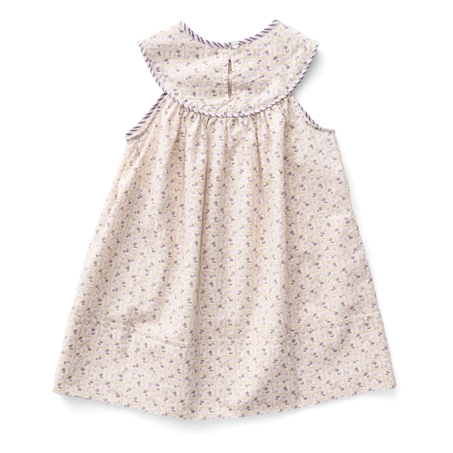 Soor Ploom - Delilah Fleurie Organic Cotton Dress | Ecru
