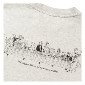 Edmmond Studios - Cotton Round Neck Sweatshirt | Cream