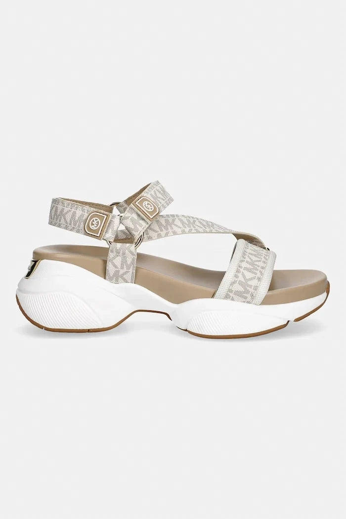 MICHAEL Michael Kors eğimli platformlu kadın Bowie Sandal