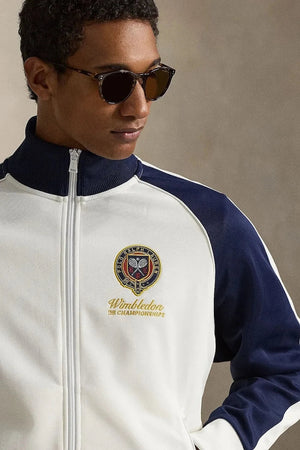 Polo Ralph Lauren erkek pamuklu fermuarlı sweatshirt Wimbledon