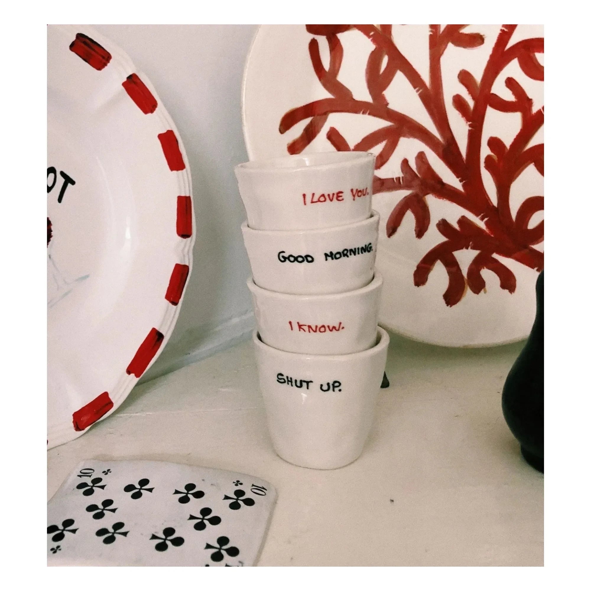 Anna + Nina - Good Morning Espresso Cup | White