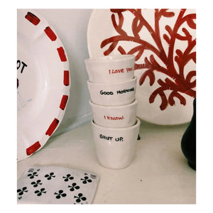 Anna + Nina - Good Morning Espresso Cup | White