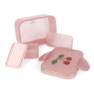 Konges Sløjd - Cherry glitter Beslenme kutusu | Pembe