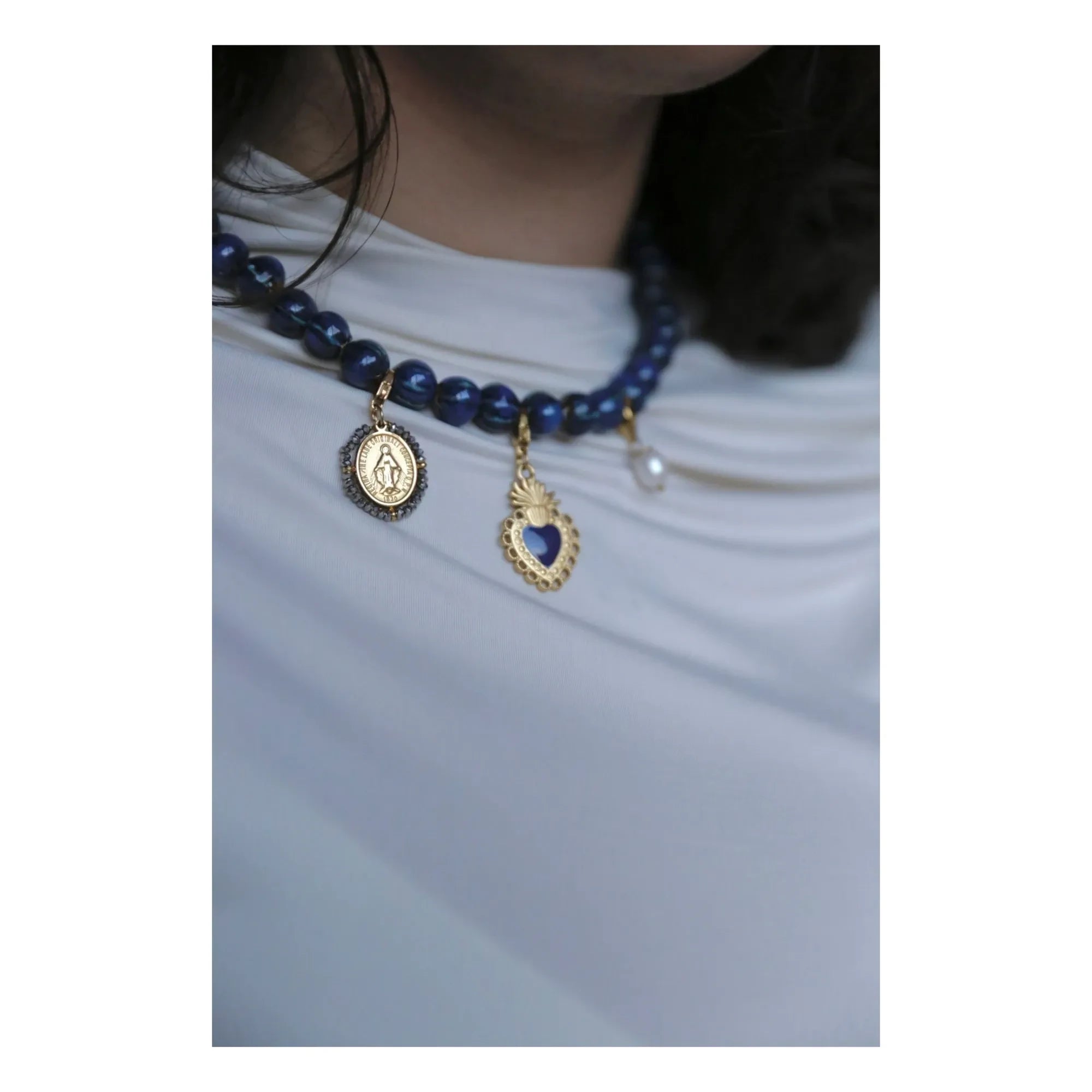 Palas - Seria 2 Necklace | Blue