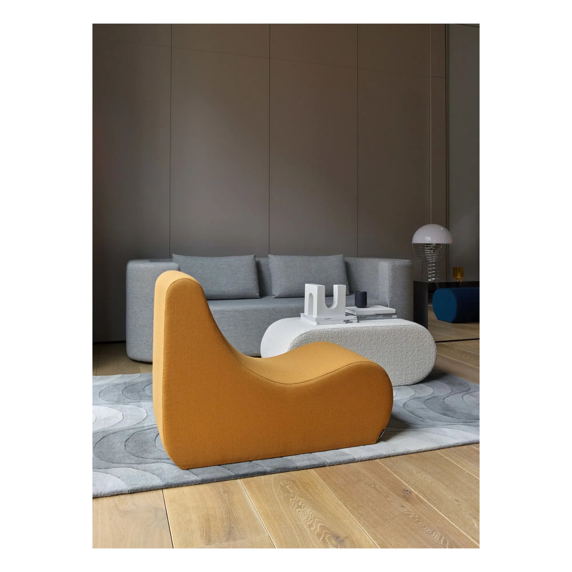 Verpan - Welle 2 Lounge Chair | Orange