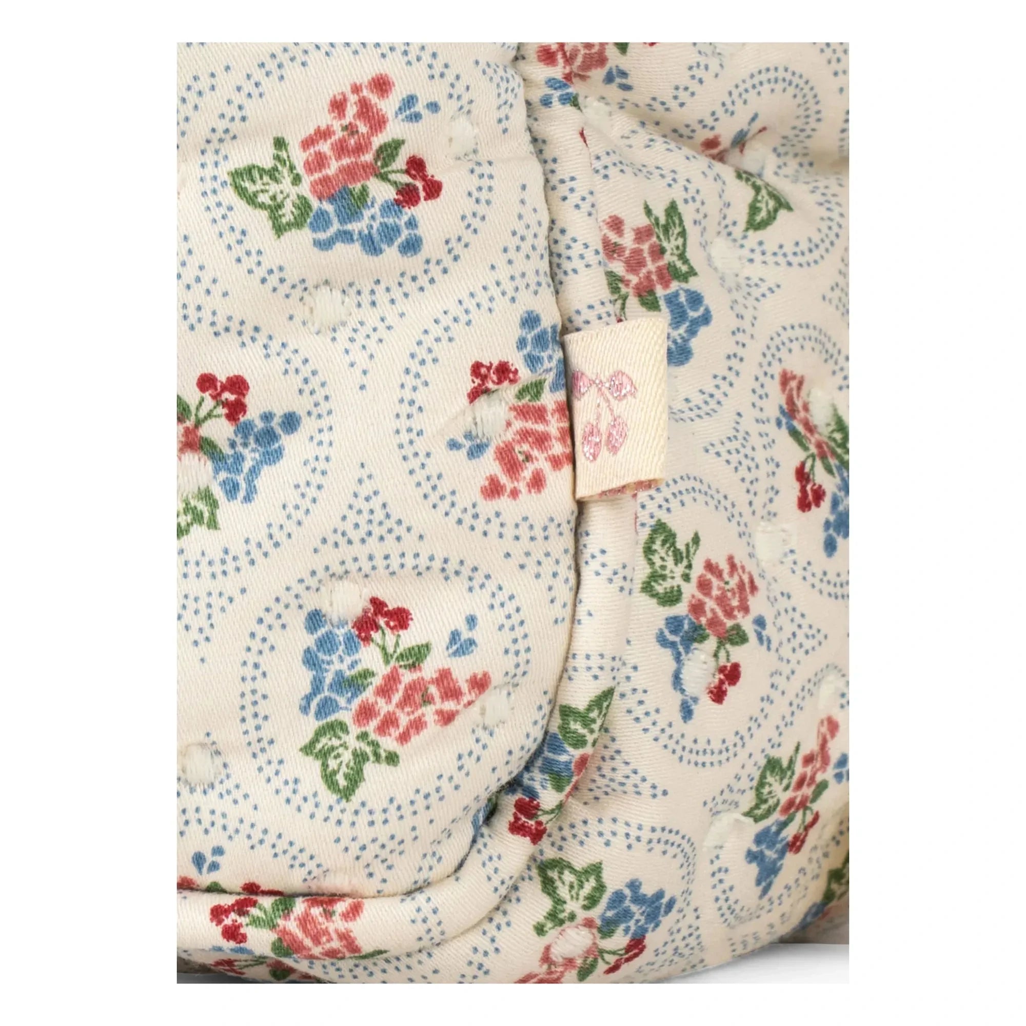 Konges Sløjd - Verone Blues Large Organic Cotton Cosmetic Bag | White